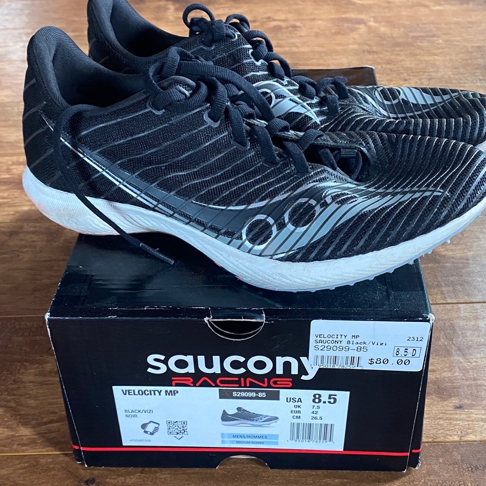 Saucony Men's Black and White Athletic Shoes